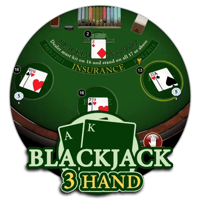 Blackjack 3 Hand - ATHENA777